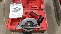 MILWAUKEE CORDLESS CiRCULAR SAW IN CASE