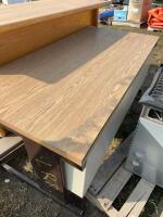 Steel office desk