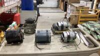 VARIETY OF GE MOTORS AND CLUTCH ASSEMBLY
