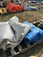 Pallet of two tarps