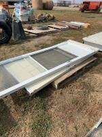 Two exterior doors