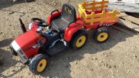 ELECTRIC TRACTOR WITH WAGON