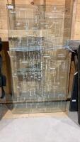 PIECE OF GLASS - ETCHED W/ THE WORD LOVE IN VARIOUS LANGUAGES