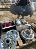 PALLET OF USED GMC PARTS