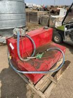 Steel L fuel tank