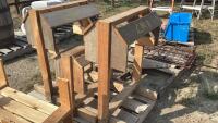 (3) SADDLE RACKS
