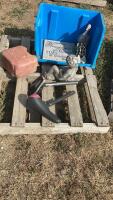 GARDEN DECOR, 2 BIKE SEATS + JERRY CAN