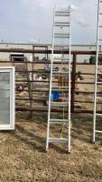 ALUMINUM 20&rsquo; EXTENSION LADDER