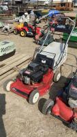 TORO GAS LAWN MOWER WITH BAGGER