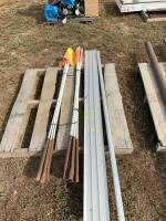 Safety flags, and door pieces