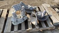 PALLET OF YARD DECOR - PLASTER