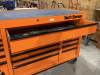 MAC TOOLS ORANGE WORK BENCH WITH LINED STORAGE DRAWERS AND MAT TOP - 2