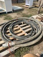 Heavy duty hose with ends