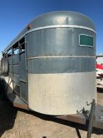 1979 Road Runner 16 foot steel bumper hitch, livestock trailer