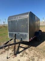 Steel cargo trailer
