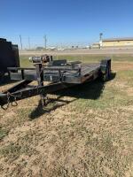 2008 -18 foot lowboy bumper pull trailer