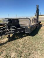 2006 Trail tech hi boy, bumper pull Steel trailer w/ Hiab Picker