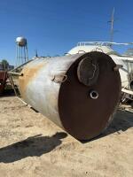 Upright steel bin