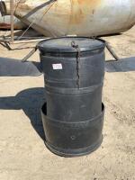 Suspended mineral barrel