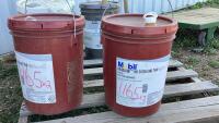 (2) UNOPENED PAILS MOBILUBE HD EXTRA MG75W