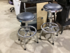 2 SHOP STYLE STOOLS