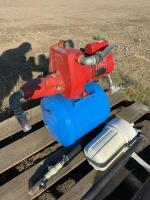 Red lion jet pump with pressure tank and sand trap