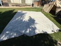 STRAIGHT WALL TENT ( NEEDS REPAIR )