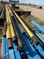 Nine lengths of steel pipe/bidding per pipe
