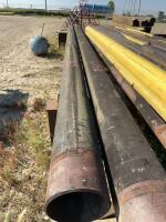 Three lengths of steel pipe/Bidding per pipe