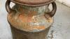 ANTIQUE CREAM CAN W/ LID - 3