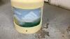 ANTIQUE CREAM CAN PAINTED W/ FARMYARD MOTIF - 3
