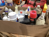 2 BOXES- OILS, CLEANERS WD 40 - 2