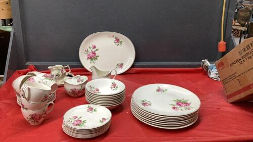 JOHNSONS BROS DISH SET - (8) PLACE SETTING