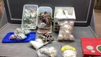 (3)CONTAINERS CRAFTING SUPPLY