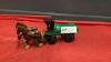CAST HORSE & WAGON MONEY BANK - "UFA"