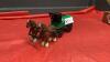 CAST HORSE & WAGON MONEY BANK - "UFA" - 2