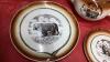 HYCROFT HERFORD CHINA SET - TEAPOT, DINNERPLATE, SIDE PLATE - 3
