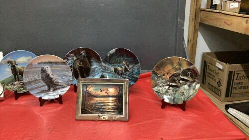 BOX OF COLLECTOR PLATES - WILDLIFE
