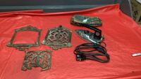 ANTIQUE STOVE PARTS & VINTAGE CHARLESCRAFT ELECTRIC TRAVEL IRON