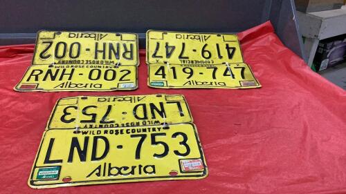 WILD ROSE COUNTRY LICENSE PLATES