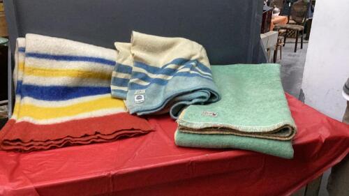 3 WOOLEN BLANKETS