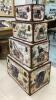 AFRICAN THEME STACKING TRUNKS - 2
