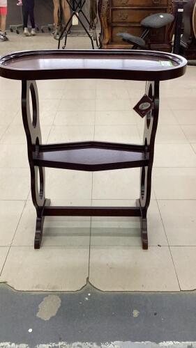 WOODEN SIDE TABLE