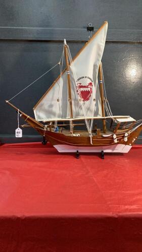 TALL SHIP MODEL, KINGDOM OF BAHRAIN