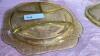2 PC. YELLOW DEPRESSION GLASS SERVING DISHES - 5
