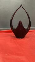 VINTAGE DEEP PURPLE CANDY DISH