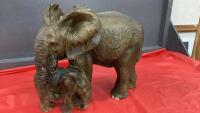 ELEPHANT COW WITH CALF