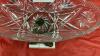 PINWHEEL CRYSTAL / BRASS SERVING BOWL - 2