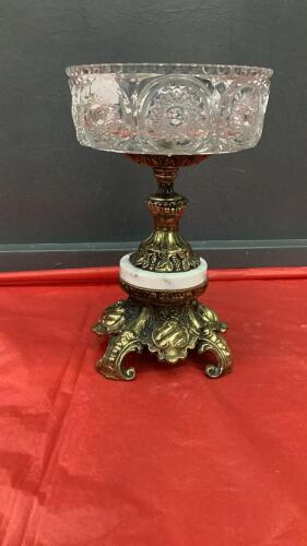 CRYSTAL SERVING BOWL