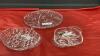 3 PC. PINWHEEL CRYSTAL